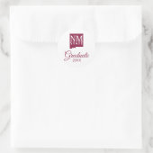 Afgestudeerden New Mexico State University Ronde Sticker (Tas)