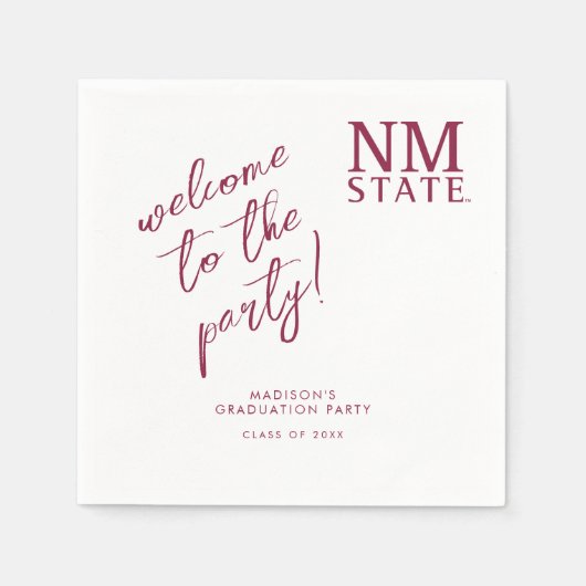 Afgestudeerden New Mexico State University Servet (Voorkant)