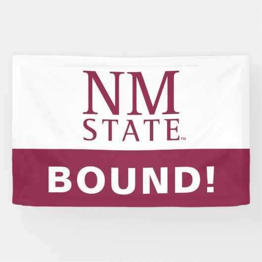 Afgestudeerden New Mexico State University Spandoek (Horizontaal)