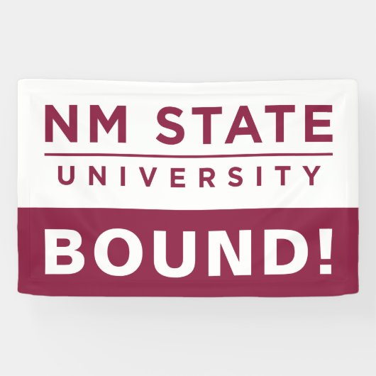 Afgestudeerden New Mexico State University Spandoek (Horizontaal)