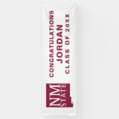 Afgestudeerden New Mexico State University Spandoek (Verticaal)