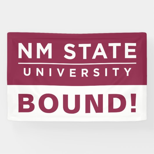 Afgestudeerden New Mexico State University Spandoek (Horizontaal)
