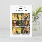 Afgestudeerden 'Photo Collage Joint Graduation Par Kaart (Staand voorkant)