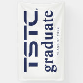 Afgestudeerden Texas State Technical College Spandoek (Verticaal)