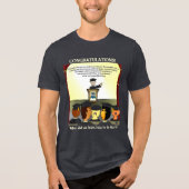 Afgestudeerden Tri-Blend Shirt (Voorkant)