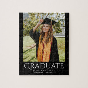 Afgestudeerdenfoto Geschenk Modern Afgestudeerden Legpuzzel