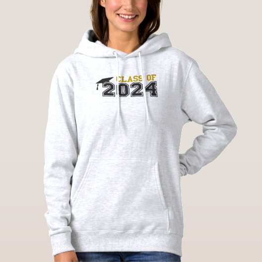 Afgestudeerdenklas 2024 Afstuderen 2024 Hoodie (Voorkant)