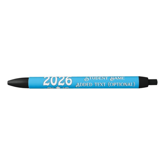 Afgestudeerdenklas 2026 Afstuderen  Zwarte Inkt Pen (Voorkant)
