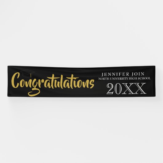 Afgestudeerdenklas 2026 diploma banner (Horizontaal)