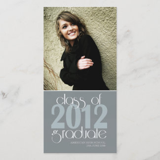 Afgestudeerdenklas van 2012 middelbare school eind aankondiging