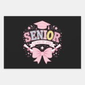 Afgestudeerdenklas van 2025 Afstuderen Roze Coquet Inpakpapier Vel (Voorkant)