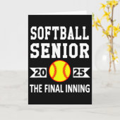 Afgestudeerdenklas van 2025 Softll Senior Night Af Kaart (Gele Bloem)
