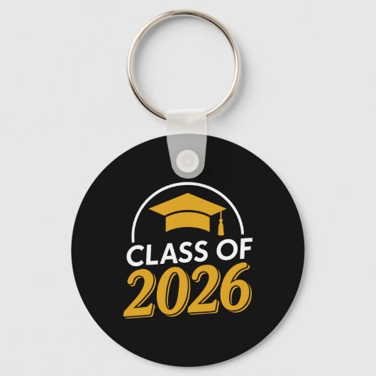 Afgestudeerdenklas van 2026 - Afstuderende 2026 _1 Sleutelhanger (Voorkant)