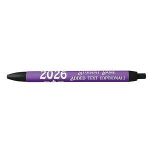 Afgestudeerdenklas van 2026 diploma-uitreiking  zwarte inkt pen