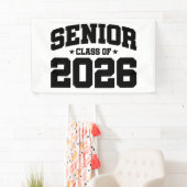 Afgestudeerdenklas van 2026 Gradatie Vet Typografi Spandoek (Insitu)