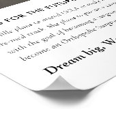 Afgestudeerdenposter Klas van 2026 Poster (Hoek)