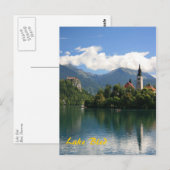 Afgetapt meer briefkaart (Voorkant / Achterkant)