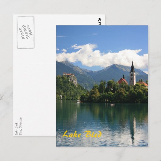 Afgetapt meer briefkaart (Voorkant / Achterkant)