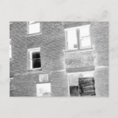 Afgetekend appartement voor huur - negatief briefkaart (Voorkant)