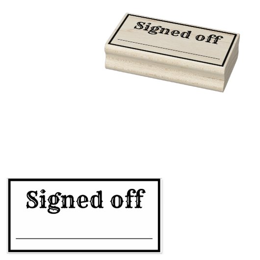 Afgetekend Rubber Stamp Rubberstempel (Gestempeld)