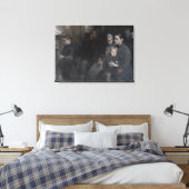 Afgetreden bij hun partij, 1901 canvas afdruk (Insitu (Slaapkamer))