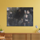 Afgetreden bij hun partij, 1901 canvas afdruk (Insitu (Woonkamer))