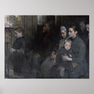 Afgetreden bij hun partij, 1901 poster