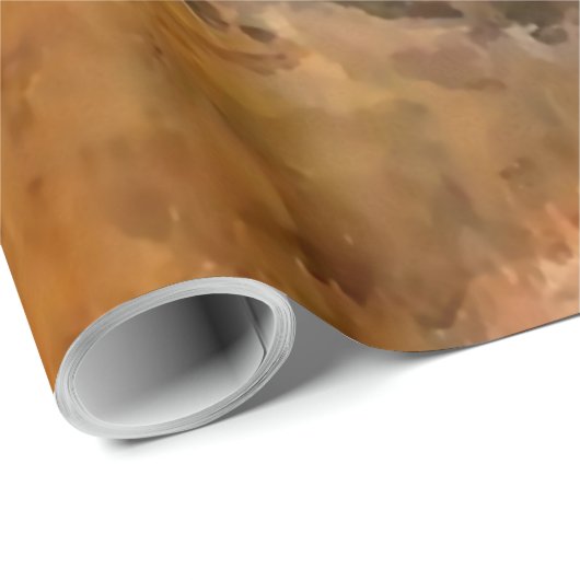 “Afgetuigd” Westers Kunstwerk van Charles M Russel Cadeaupapier (Rol Hoek)