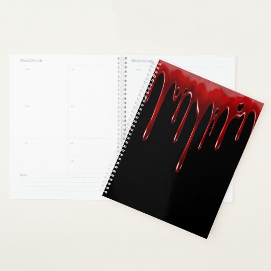 Afgevallen bloeddruppels planner (Display)