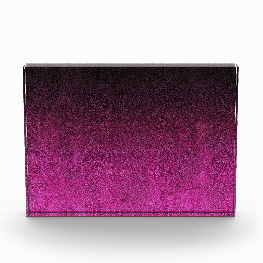 Afgevallen kleur en zwart glitterverloop fotoblokken (Voorkant)