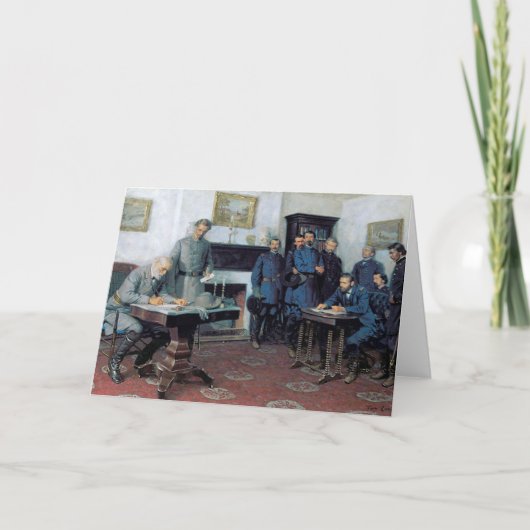 Afgeven bij Appomattox Kaart (Voorkant)