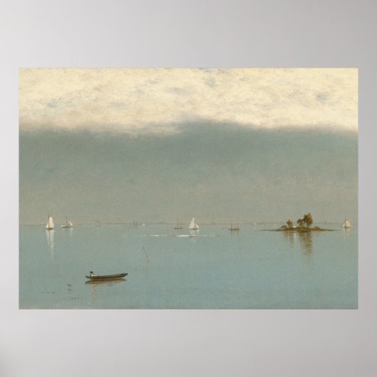 Afgeven van het Storm | John Frederick Kensett Poster (Voorkant)