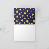 Afgevouwen geheugenkaarten voor ruimteschakels bedankkaart (Binnen)