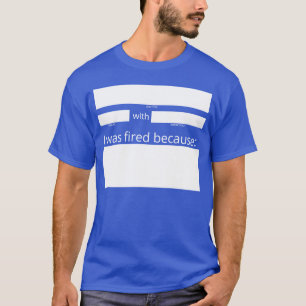 Afgevuurde feeds vullen de lege t-shirt