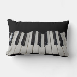 Afgevuurde Piano Keys Cushion Kussen