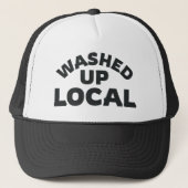 Afgewasen Lokale | Grappige Trucker Hoed Pet (Voorkant)