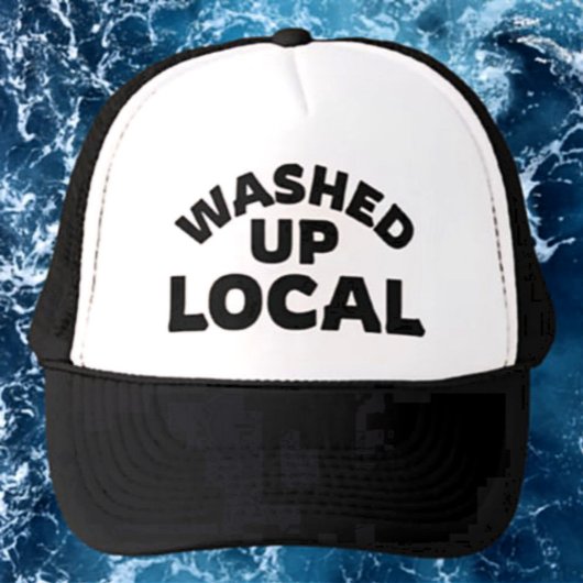 Afgewasen Lokale | Grappige Trucker Hoed Pet