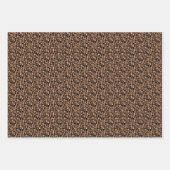 afgewerkt koffiepartijpatroon inpakpapier vel (Voorkant 3)