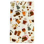 afgewerkt koffiepartijpatroon klein cadeauzakje (Voorkant)