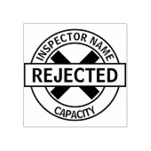 AFGEWEZEN Custom Rubberstempel (Afrduk)