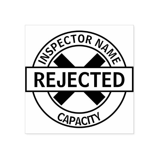 AFGEWEZEN Custom Rubberstempel (Afrduk)