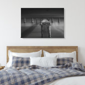 Afgewezen dok op het monroemmeer canvas afdruk (Insitu (Slaapkamer))