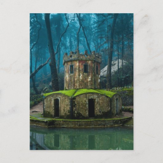 Afgewezen gebouw in Portugal, door James Mills Briefkaart (Voorkant)