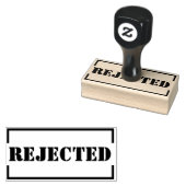 Afgewezen gepersonaliseerde rubberen stempel (Gestempeld)