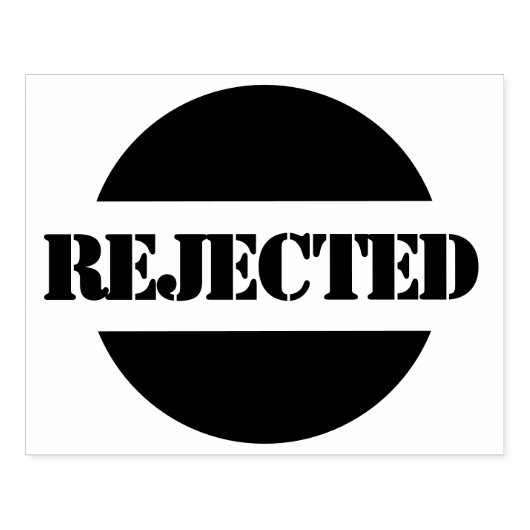 Afgewezen grote houten aangepaste rubberen stempel (Afrduk)