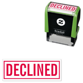 Afgewezen kantoren zelfinktende stempel