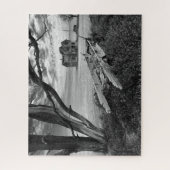 Afgewezen Oude Boerderij House in Rural Oregon Legpuzzel (Verticaal)