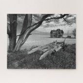 Afgewezen Oude Boerderij House in Rural Oregon Legpuzzel (Horizontaal)