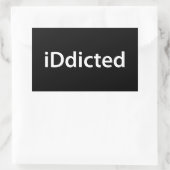 Afgewezen Rechthoekige Sticker (Tas)