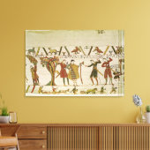 Afgezanten van Duke William worden naar graaf Guy  Canvas Afdruk (Insitu (Woonkamer))